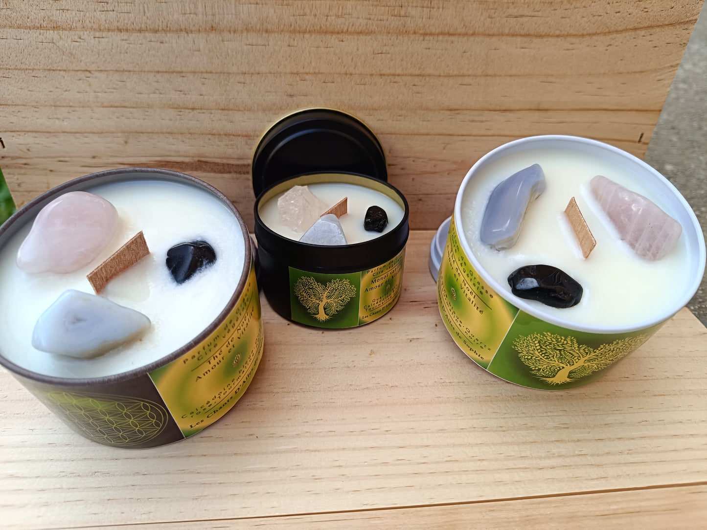 Bougie Vibratoire – Amour & Vitalité 🌍✨