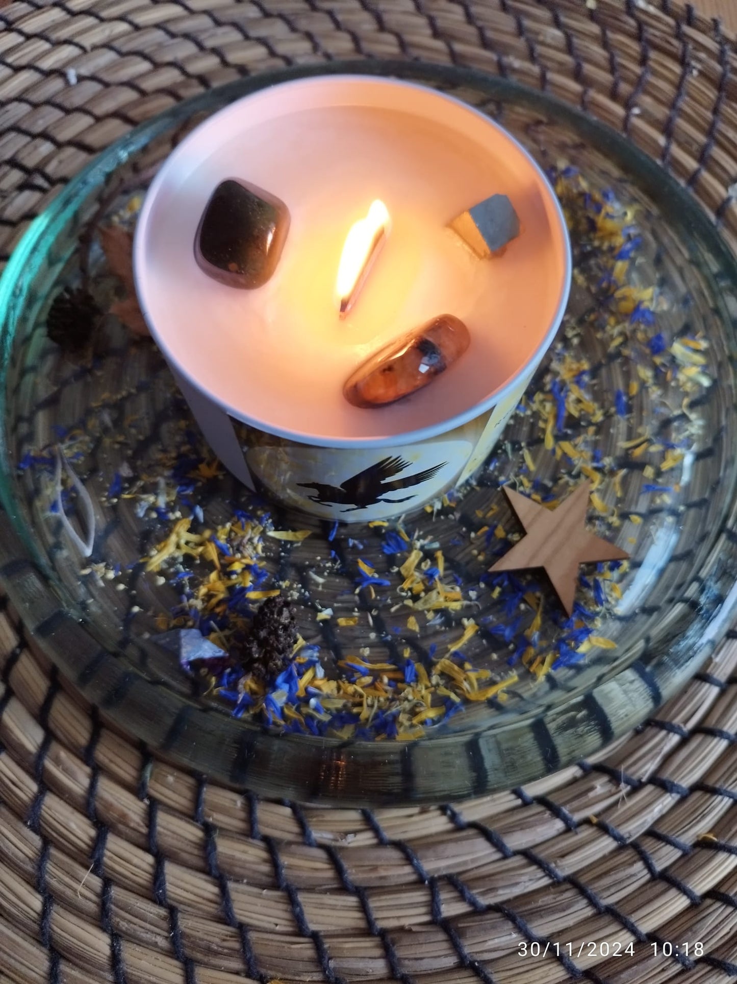 Bougie Vibratoire – Réussite & Abondance 💰✨