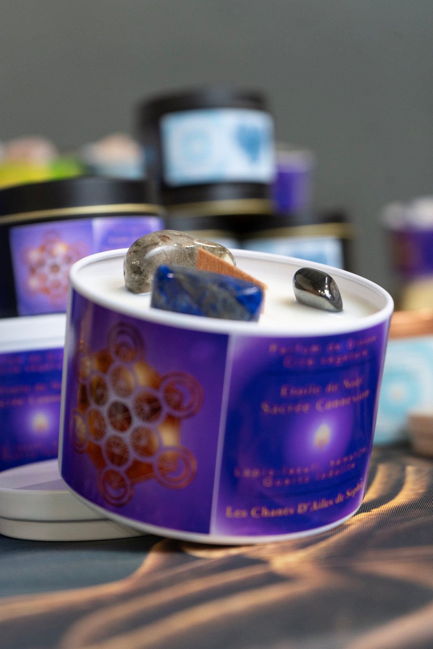 Bougie Vibratoire – Sacrée Connexion 🔮✨