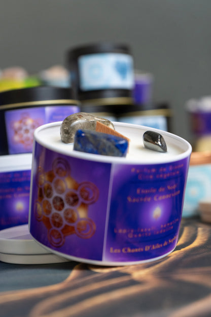 Bougie Vibratoire – Sacrée Connexion 🔮✨