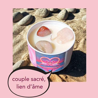 Bougie vibratoire - Amour Sacré 💖