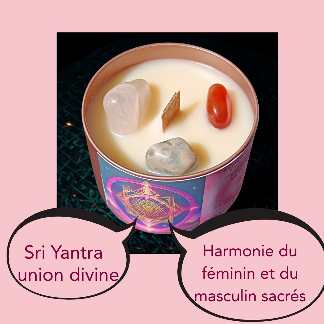 Bougie vibratoire - Amour Sacré 💖